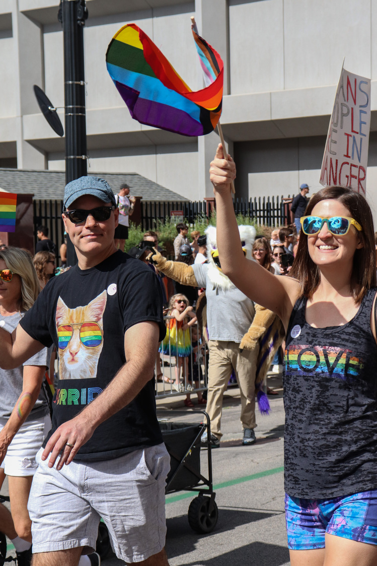 one more picture from the pride parade